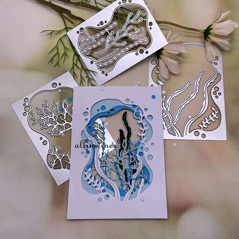 

Геометрия и Рождественская елка Металлические Вырубные штампы для DIY скрапбукинга альбома бумаги открытки, декоративные поделки тиснение вырубки