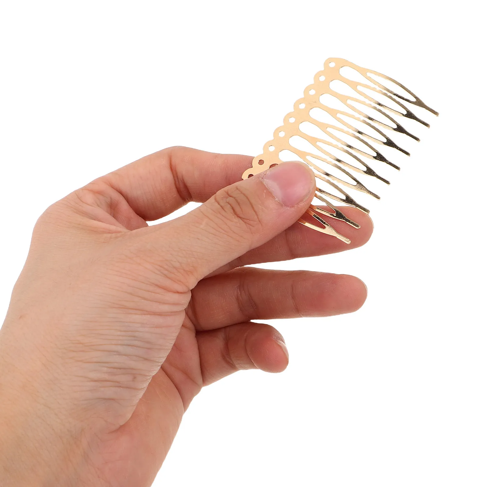 

20Pcs Hairpin Accessories Creative Metal Hair Comb Pins Strong Hold for Bun Chignon Styling Small Decorative Comb Clips Bridal