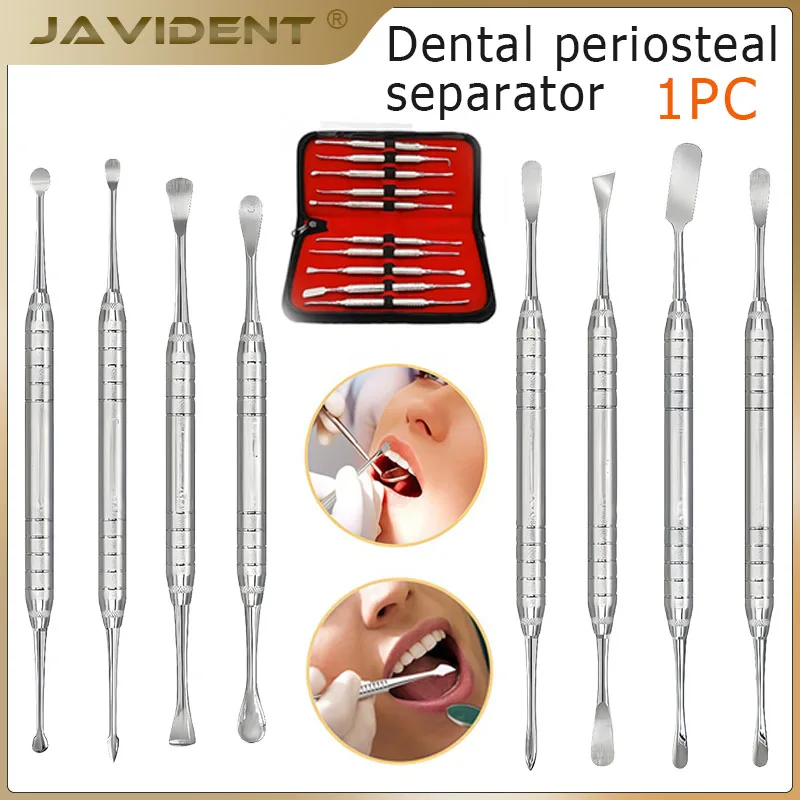 10pcs/set Double Ends Dental Implant Periosteal Elevator Tool for Retracting Separator  Oral Surgical Instrument Consumables