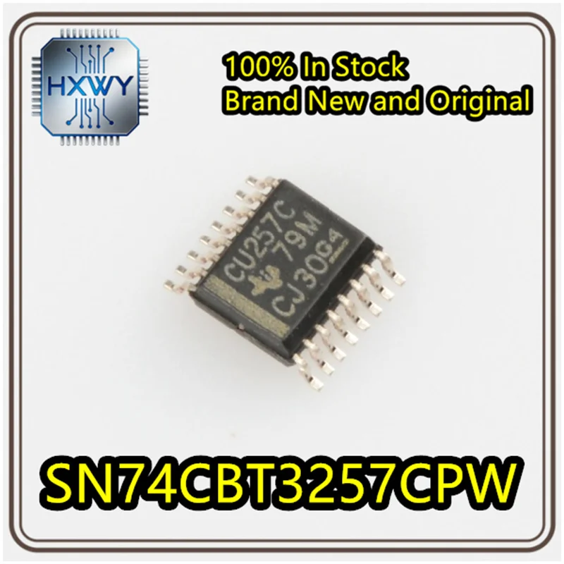 (10/50 pcs) SN74CBT3257CPW CU257C TSSOP-16 4-channel 2-to-1 SPDT brand new original in stock