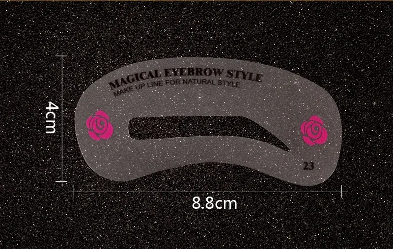 24 stijlen verzorging wenkbrauw stencil kit make-up tools DIY schoonheid wenkbrauw sjabloon stencil voor vrouwen schoonheid gereedschap accessoires