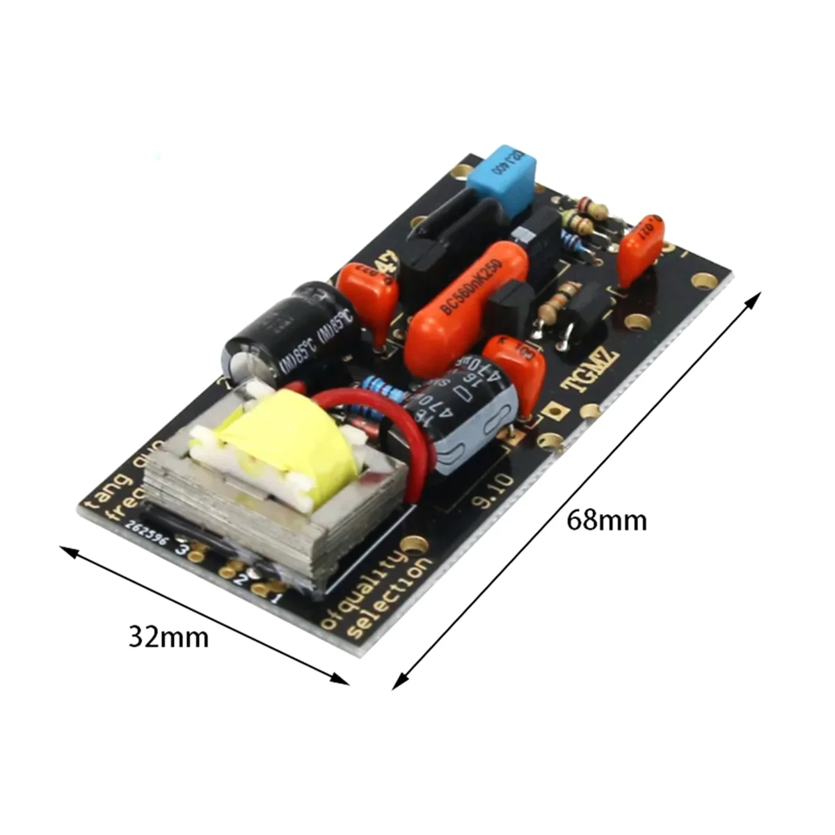 

B43C DIY Печатная плата для конденсаторного микрофона с большой диафрагмой DIY питание от фантомной платы питания 48 В