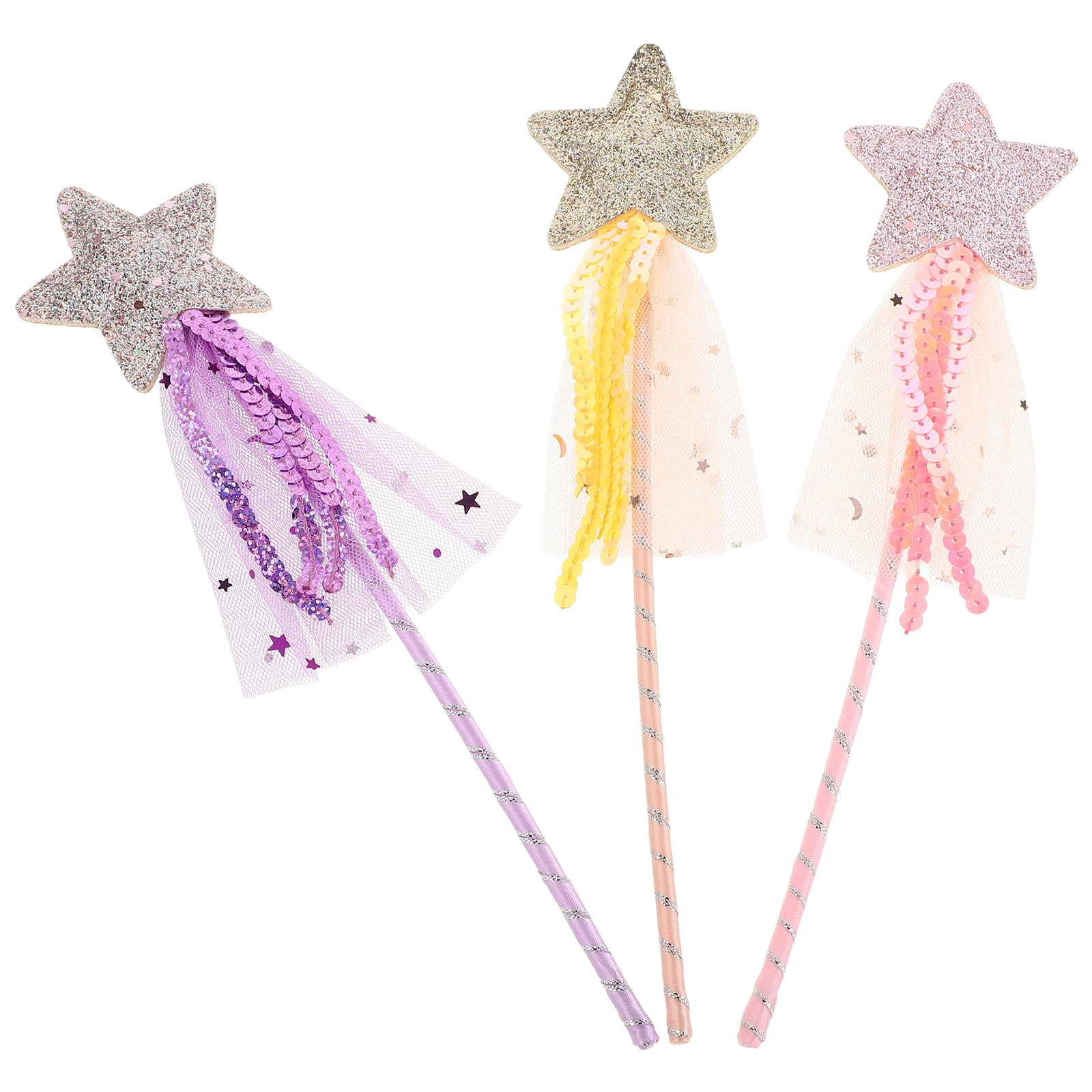 

3Pcs Children Halloween Fairy Stick Party Props Birthday Performance Accessories Festival Decoration