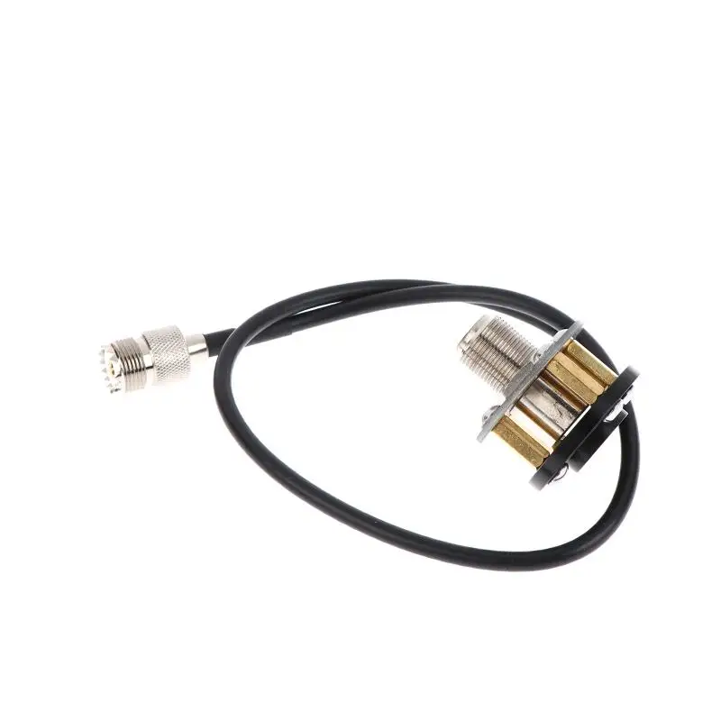 Support de montage d'antenne pour trépied fileté de 1/4 pouces, Base d'antenne Portable pour tuyau M, pièces d'analyse de mesure UV + ondes courtes