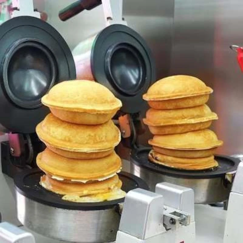 

Commercial burger toaster coffee shop bakery small bun