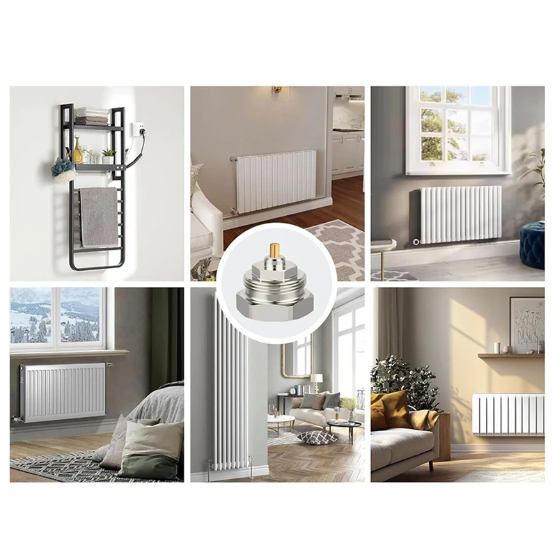 Radiator Adapter M30 X 1.0 to M30 X 1.5 Thermostatic Valve Adapter Valve Adapter for Valves Retail