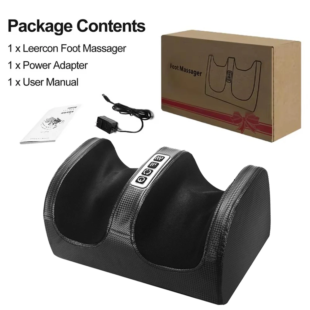 Elektrische voetmassage Verwarmingstherapie Hete compressie Shiatsu Kneden Roller Spierontspanning Pijnbestrijding Voet Spa Machine