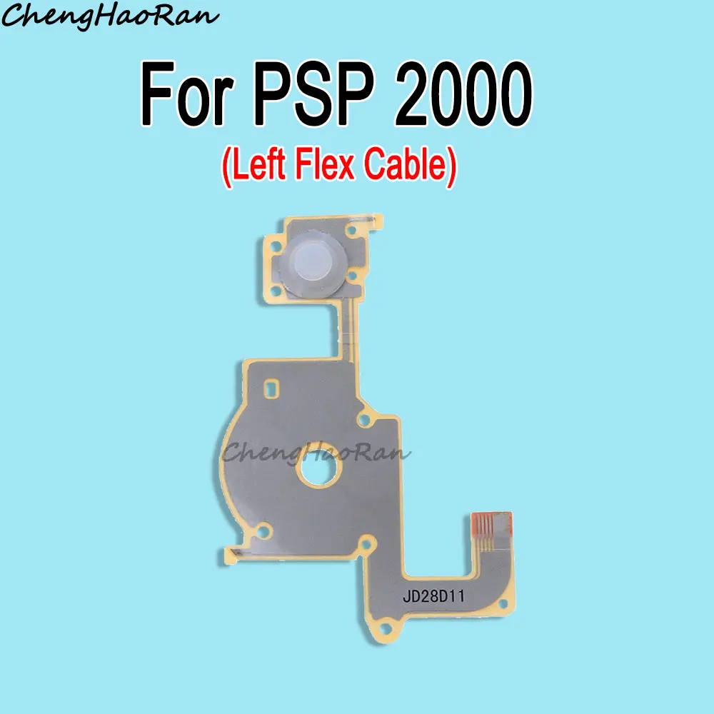 ChengHaoRan para PSP 1000 2000 3000 controlador de juego teclado de reparación teclas de membrana conductora cinta de volumen izquierdo derecho Cable flexible