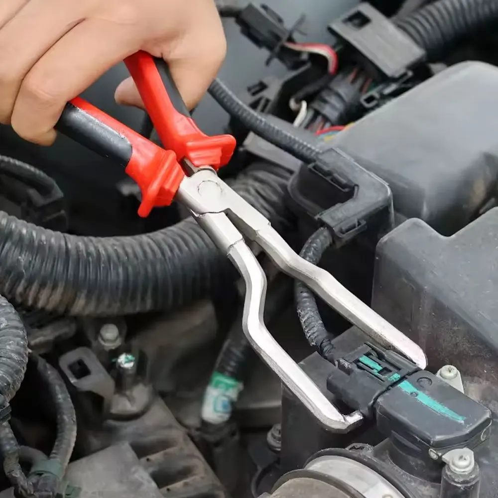 

1 шт., плоскогубцы для снятия автомобильного шланга, хомут для бензиновых труб, ремонтный ручной инструмент, топливные фильтры, плоскогубцы с пряжкой для шланга, аксессуары