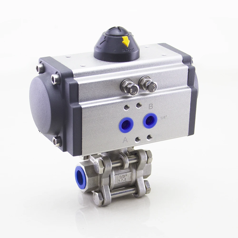 

AT-3P DN15 DN20 DN25 DN40 DN50 DB80 Pneumatic Actuator Butterfly Valve Double Acting Pneumatic Ball Valve Actuator