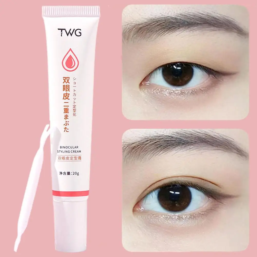 Double Eyelid Shaping Cream Invisible Double Eyelids Big Eye Natural Lasting Waterproof Lift Eyelid Glue Eye Makeup Tools