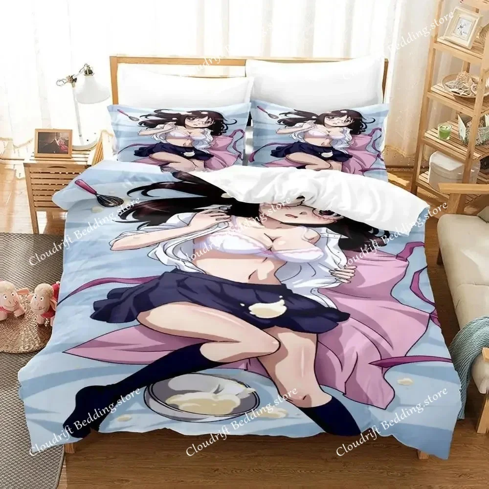 

B Gata H Kei Bedding Set Single Twin Full Queen King Size Bed Set Adult Kid Bedroom Duvetcover Sets 3D Print Anime Bed Sheet Set