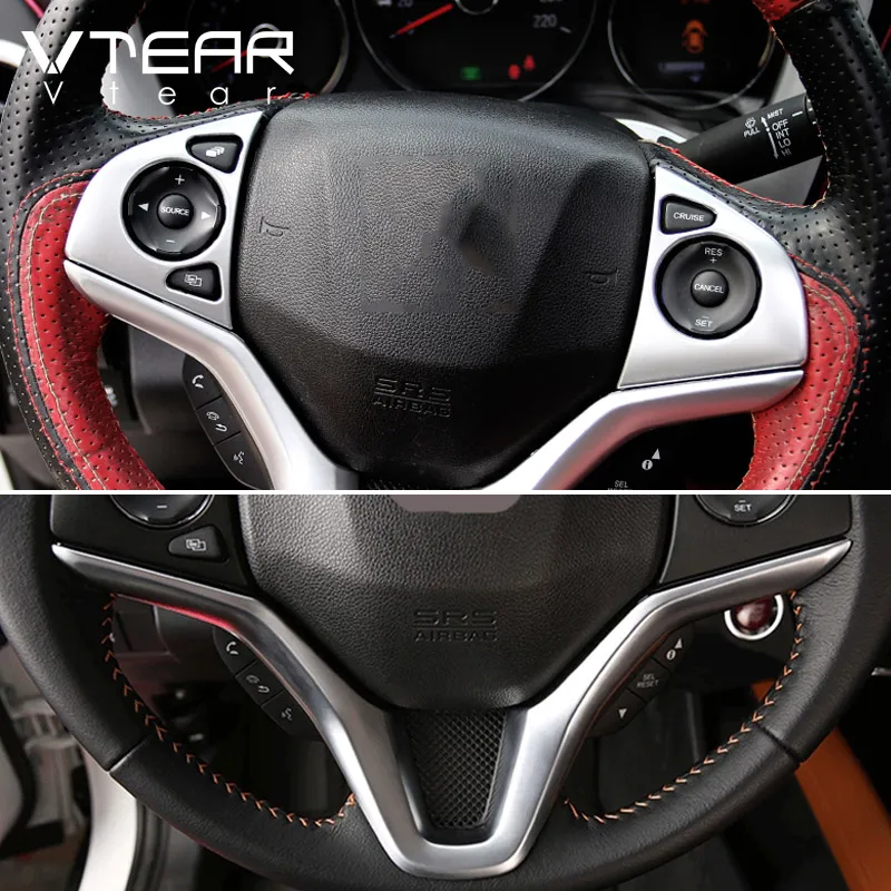 Vtear Lái Ô Tô Viền Dành Cho Xe Honda HRV HR-V 2015-2021 Trang Trí Nội Thất Miếng Dán Khung Xe Ô Tô-Tạo Kiểu Tóc phụ Kiện Phần