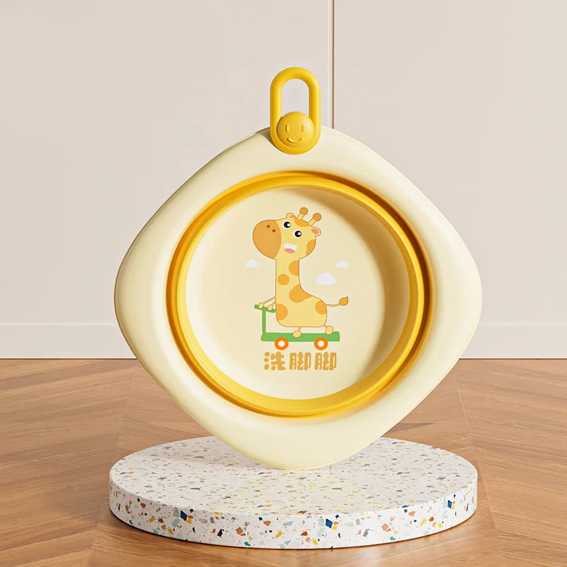 Opvouwbare waskom Waskuip Wastafel Opvouwbare waskuip Lanyard Design Badbassin Waskom voor dagelijks gezicht wassen Hand