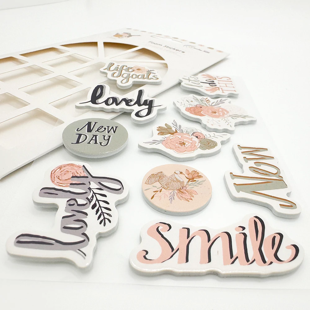 Creative Path Foam EVA Stickers Embellishments Self Adhesive DIY Craft Scrapbooking Cardmaking Accessories Journal Decorations
