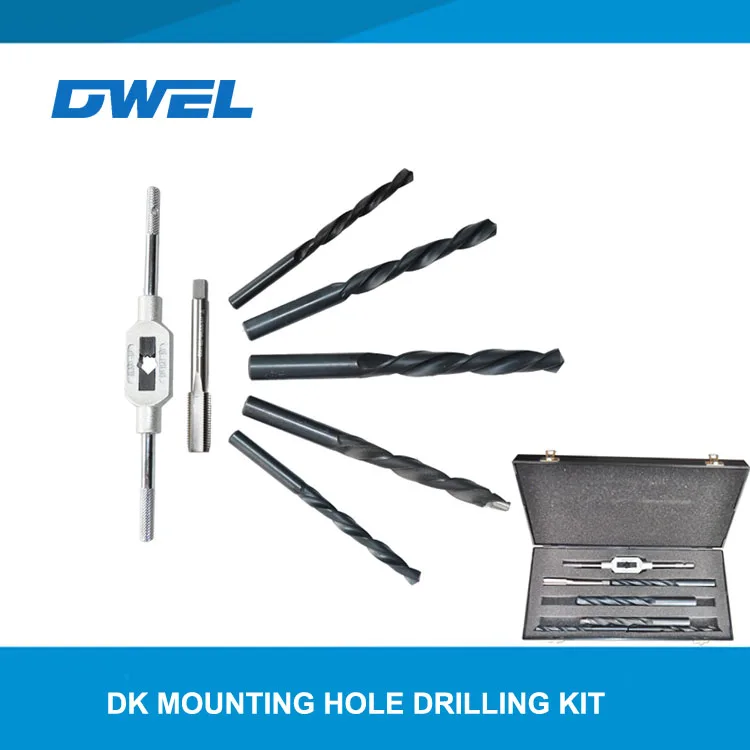 DK Mounting hole drilling kit for melt pressure transducers sensors transmitters