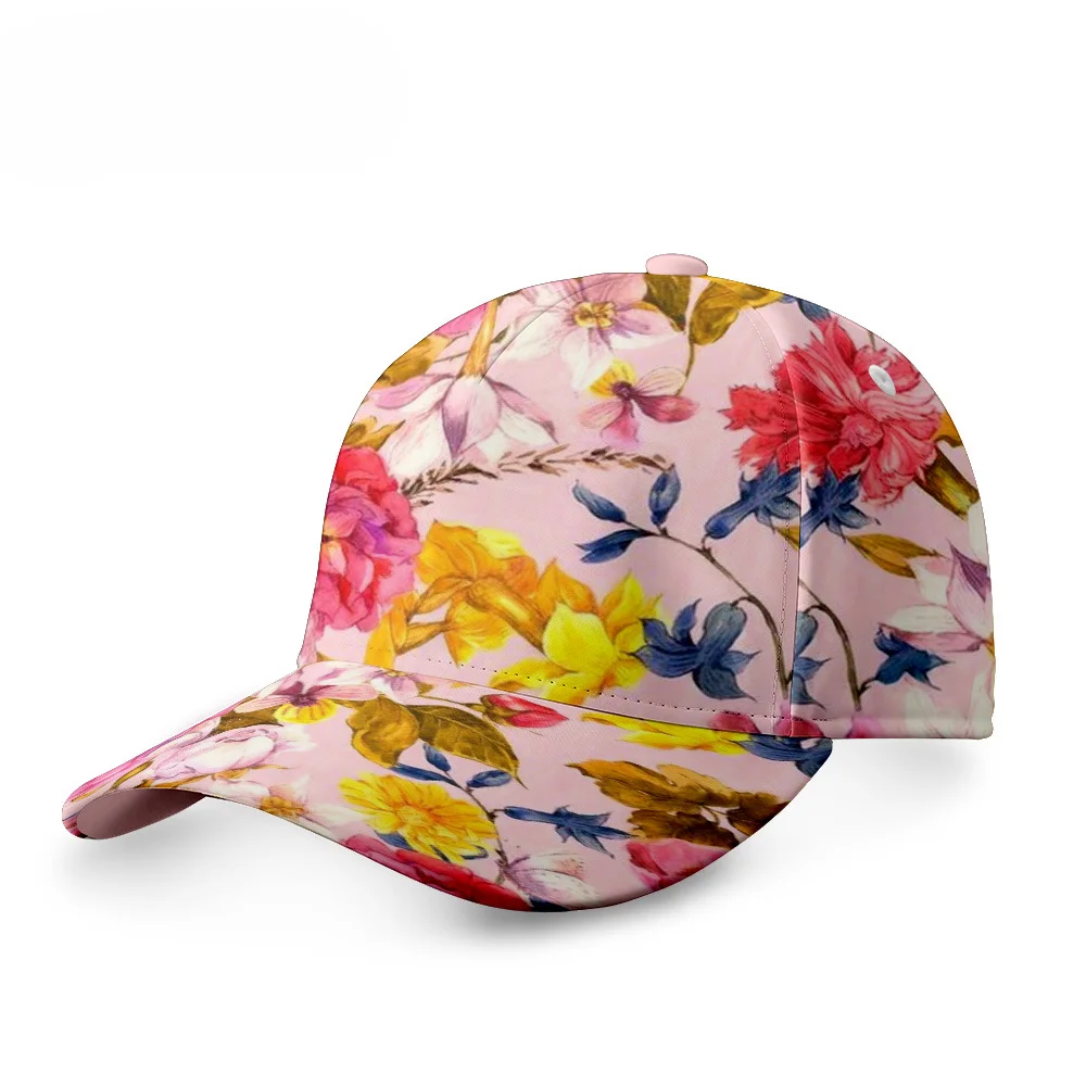 

Baseball Caps Snapback Printed Chinese Style Flowers Birds Men Women Sport Headwear Outdoor Streetwear Casual Sun Visor Hats