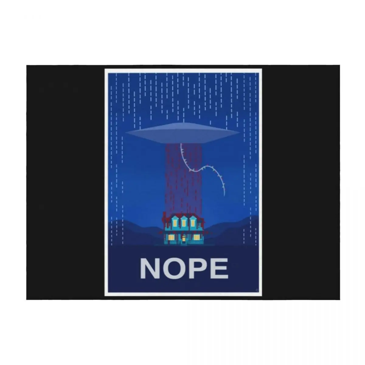 

NOPE MOVIE Throw Blanket Warm bed plaid decorative Baby Blankets