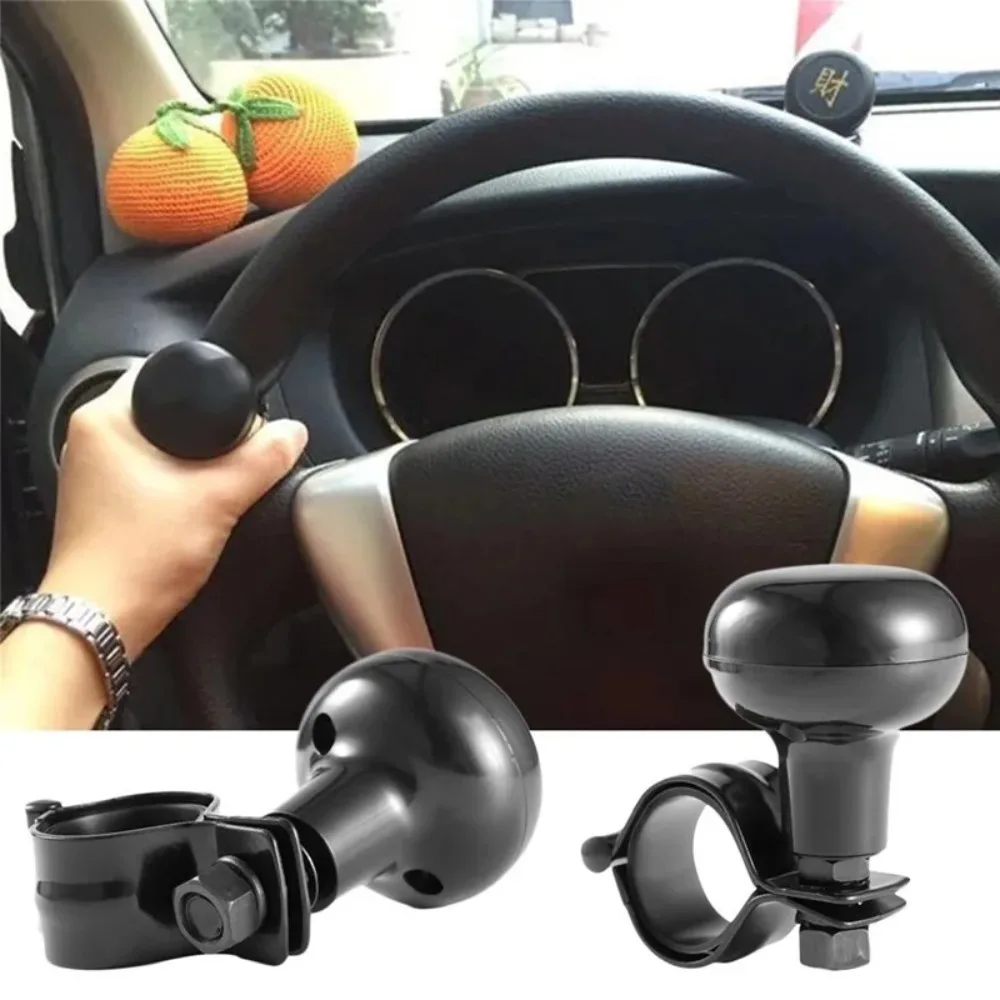 Universal Truck Heavy Car Duty Anti Slip Steering Wheel Cover Spinner Knob Handle Booster Grip Protective Auxiliary Ball Safe