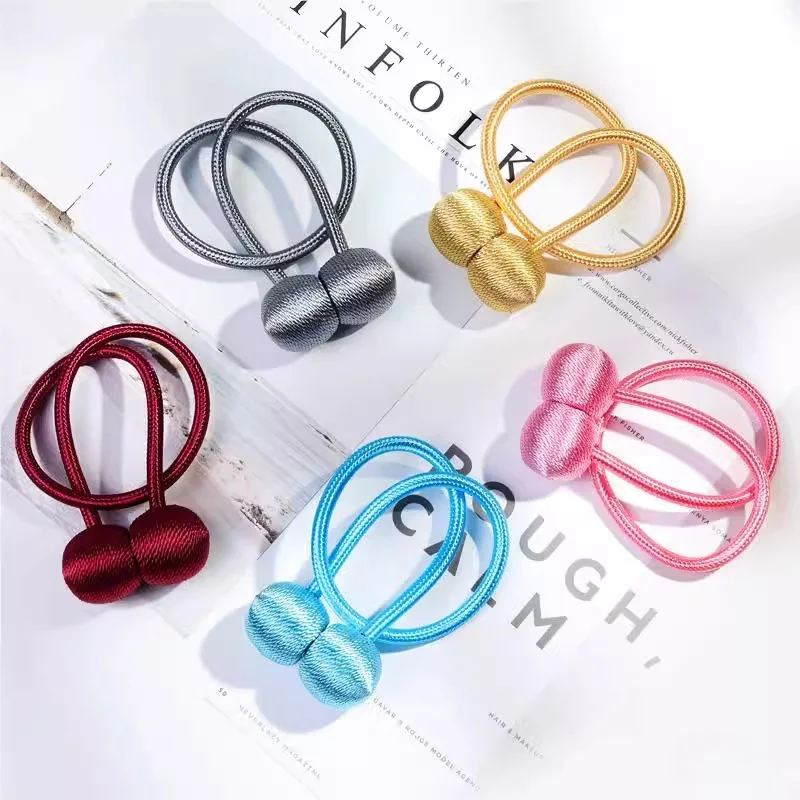 A Pair of Curtain Straps, Magnetic Straps, Rope Straps, Curtain Buckle Hooks, Decorative Accessories