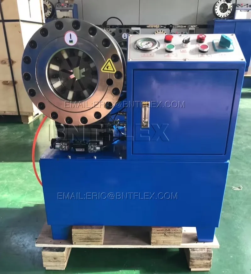 Macchina per crimpare mobile con tubo in gomma idraulico ad alta pressione da 24 V