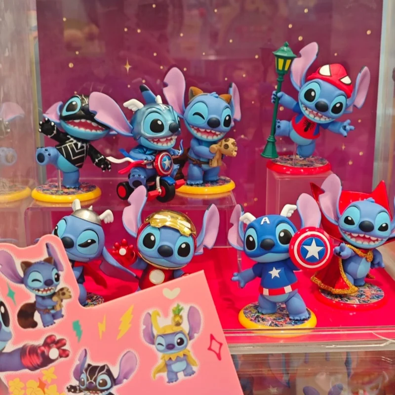 

Новые Hottoys Stitch слепая коробка Marvel Comics Cosbi мини-коробка-сюрприз ручной работы модная игрушка подарок из фильма игрушки