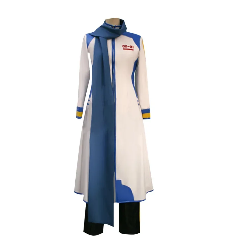 Anime kaito cosplay traje cantor mais velho irmão uniformes trajes kaito fórmula roupas desempenho de palco de halloween para homem