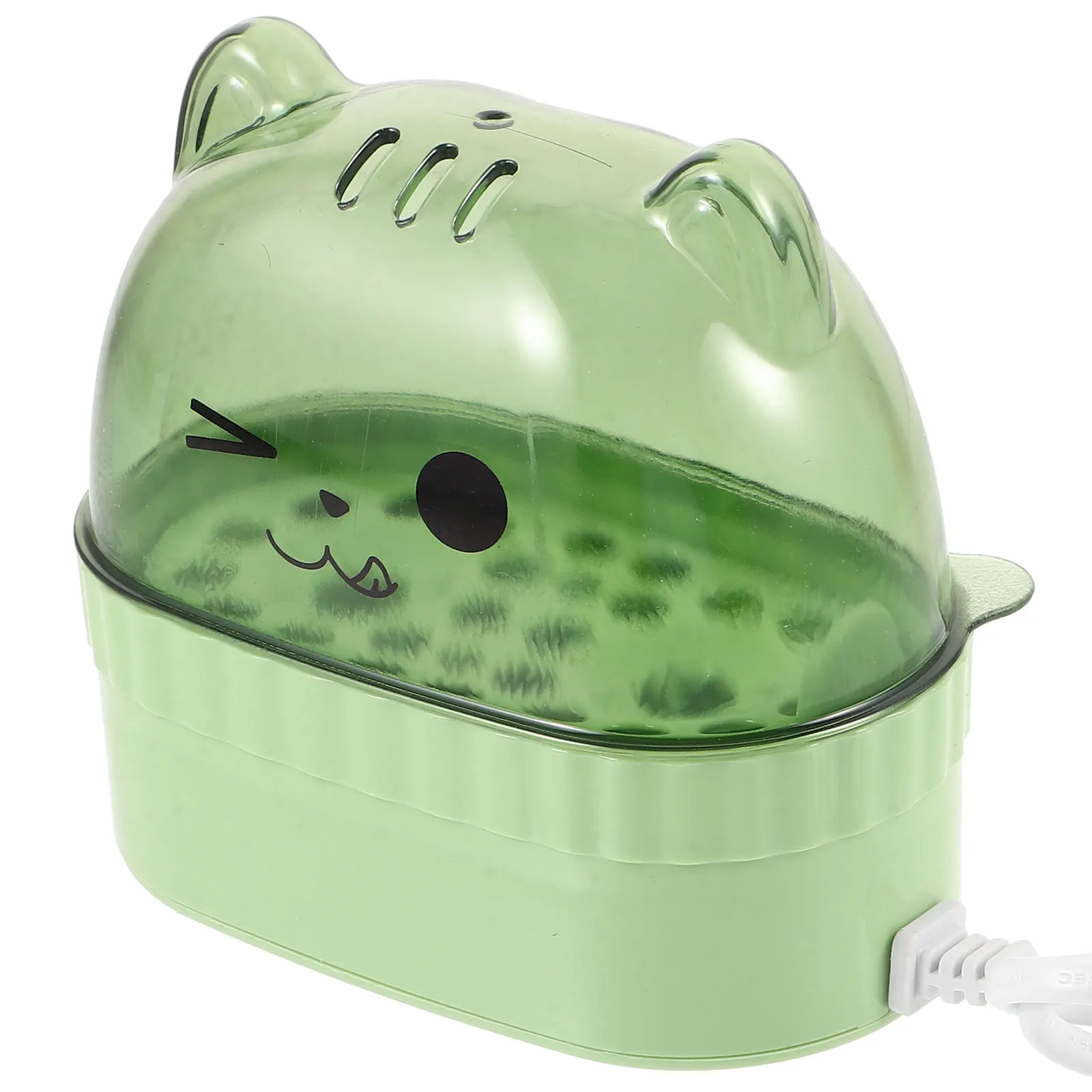 

Multifunctional Egg Steamer Mini Portable Cartoon Green Automatic Easy Cleaning Kitchen Use Cookware
