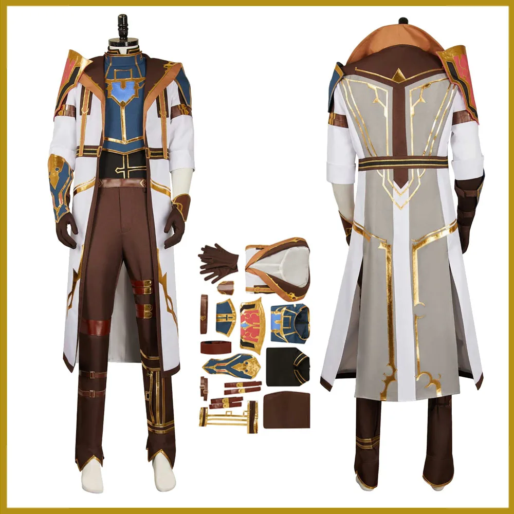 

Jayce Arcane Cosplay Costume Party Fantasia Suit Game LOL Uniform Coat Shirt Pants Male Outfits Men Adult Halloween Carnival