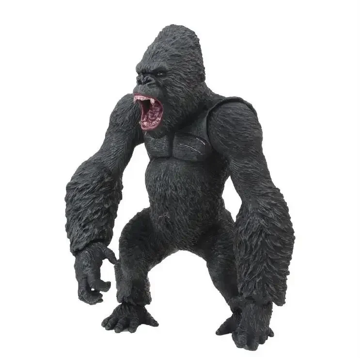 

[Funny] Big size 35CM Movie Skull Island Orangutan Action Figure Toy Gorilla Collection Model Desk decorations kids gift toys