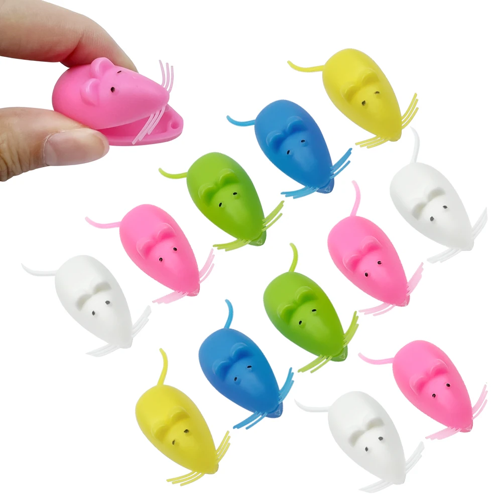 50Pcs/lot Baby Tooth Box Mini Mouse Shape Kid Milk Teeth Storage Box Random Color Plastic Organizer Save Collect First Tooth