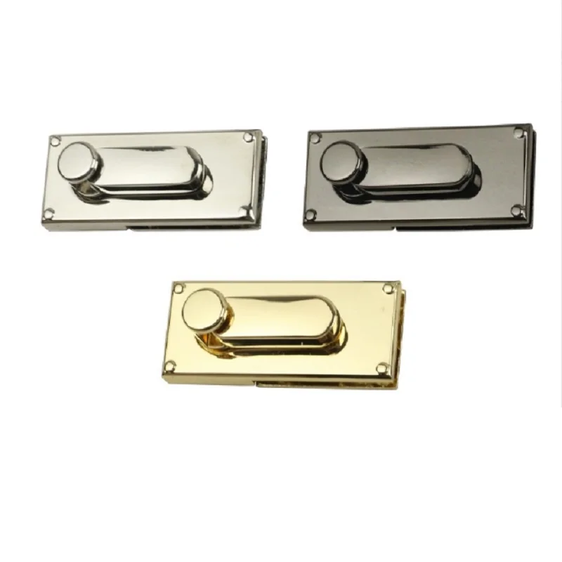 

(10pcs/lot) Case and Handbag Hardware Accessories Square locking buckle Backpack Handbag Metal zinc alloy decorative lock