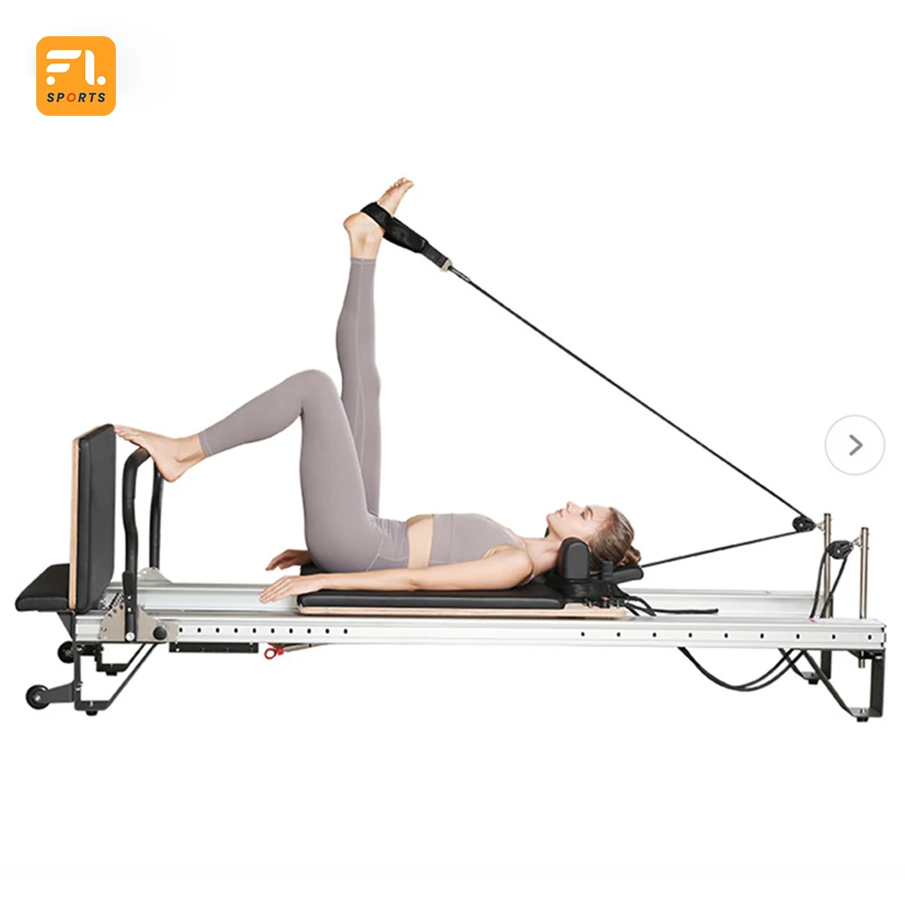 2022 Newest Pilates Reformer Equipment with Half Aluminium Foldable Reformer High Quality Fitness Machine