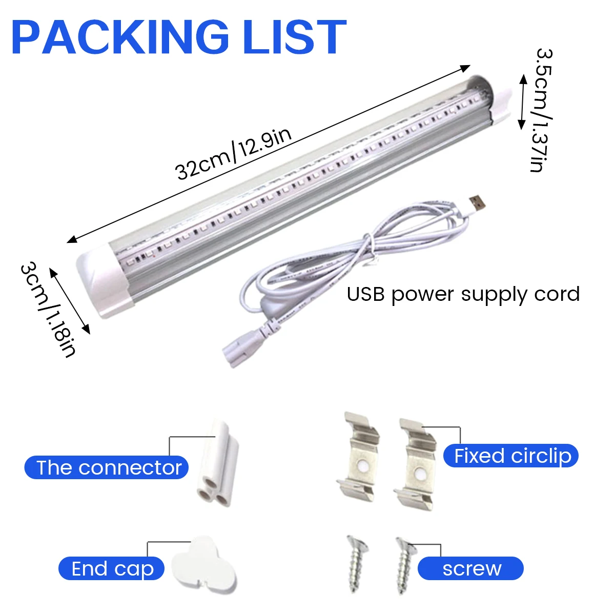 Led Strip Tube Light Purple Light Bar USB 10W 40Led Black Light Portable Party Lamp 385-400Nm Black Lamp Fixture Fun for Room