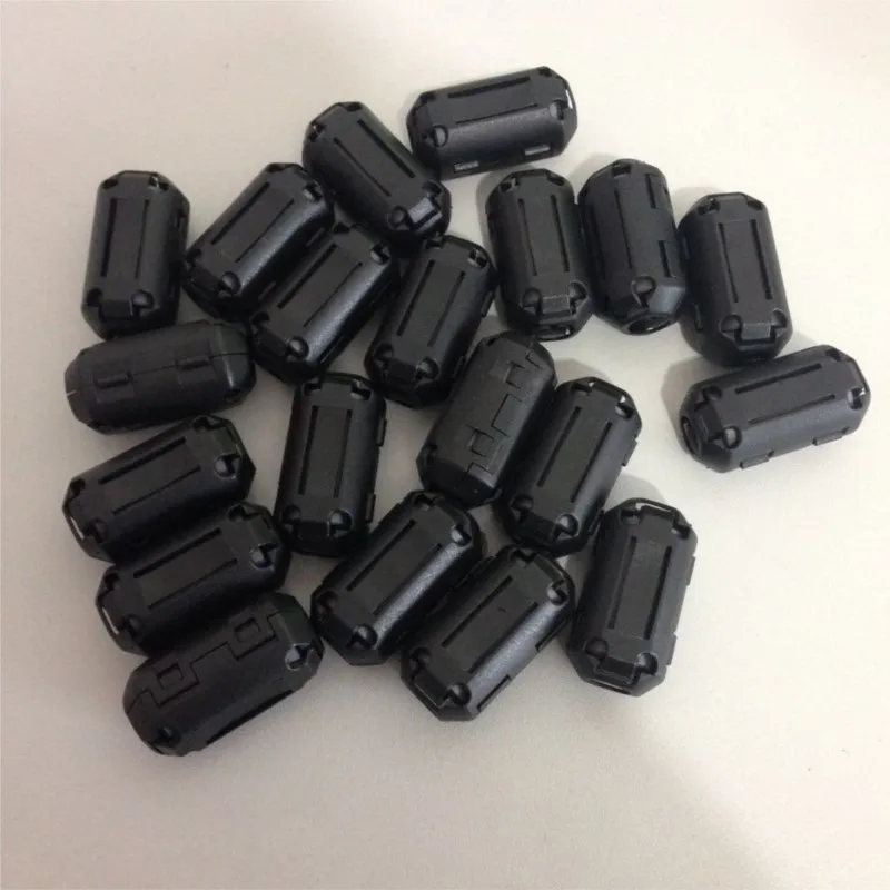 10Pcs Black UF35/65/70/90/100/110/130/1330A/B 3.5/5/7/9/13mm Dia Cord Ferrite Core Noise Suppressor Filter fit Cable gray