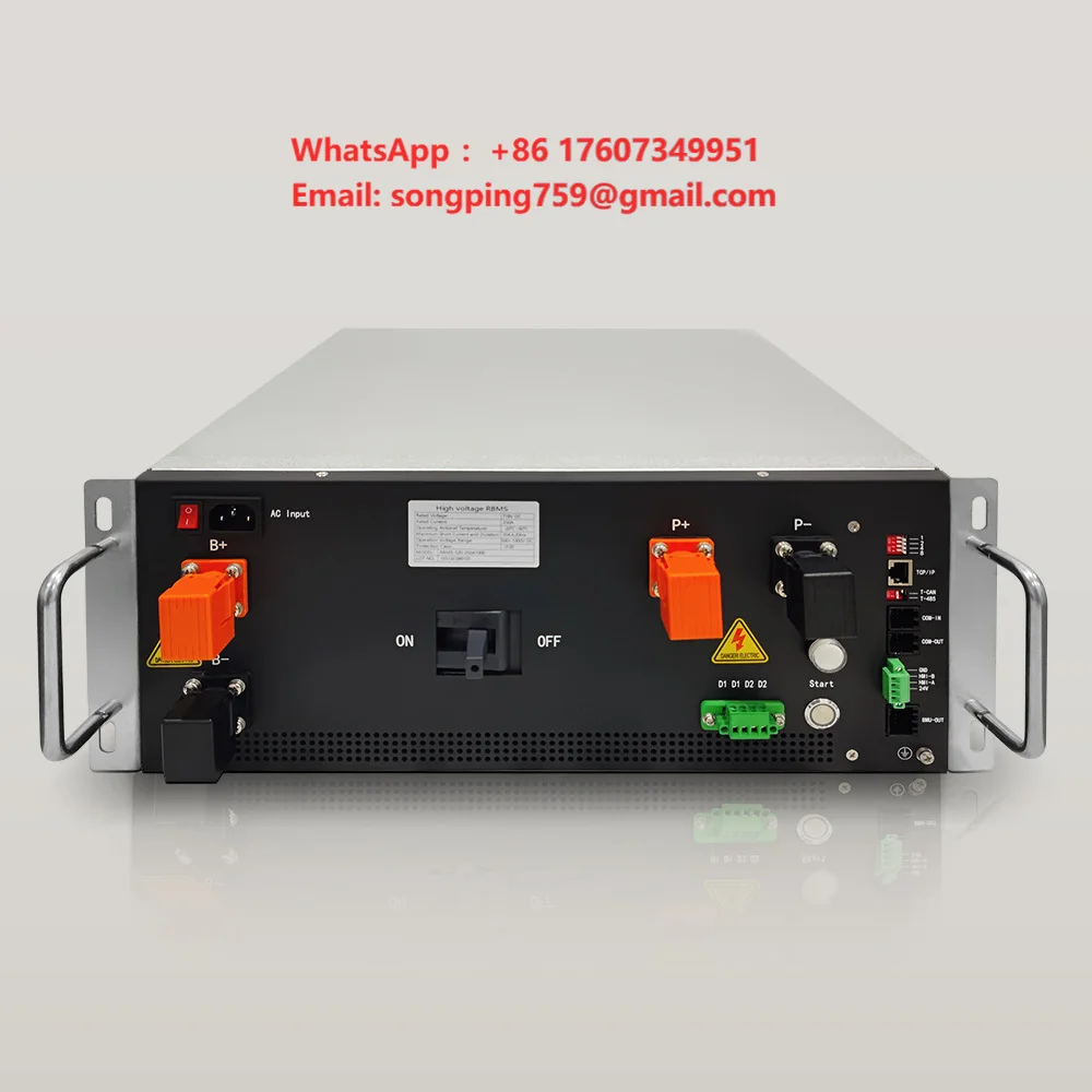 GCE BMS 270S 864V 160A  Lifepo4 NMC LTO Battery  Developed for  High-voltage Battery Energy Storage Systems with Relay EV UPS