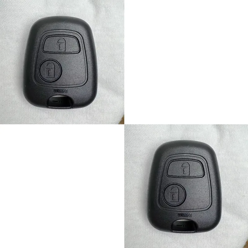 2 Button Replacement Remote Control Blank Car Key Shell Fob Case Key Box For Citroen C1 C4 For Peugeot 107 307 407 206 306 406