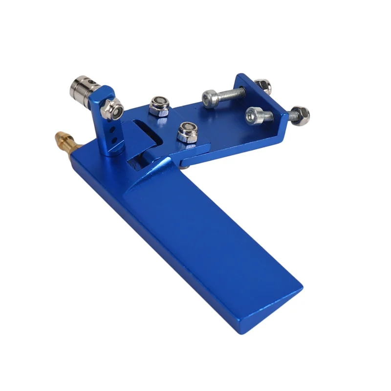 

4X RC Boat Aluminium Alloy Brand 75Mm Metal Suction Water Rudder For Remote Control RC Boats CNC Parts Blue-[A68T]