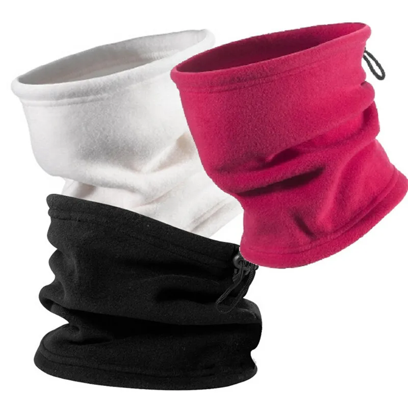 Scaldacollo in pile polare Sciarpa snood Cappello Abbigliamento termico da sci unisex Maschera da snowboard Scaldacollo invernale da ciclismo all'aperto