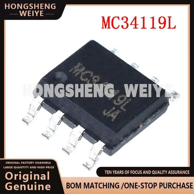 100%new 10pcs/lot MC34119L MC34119 SOP-8