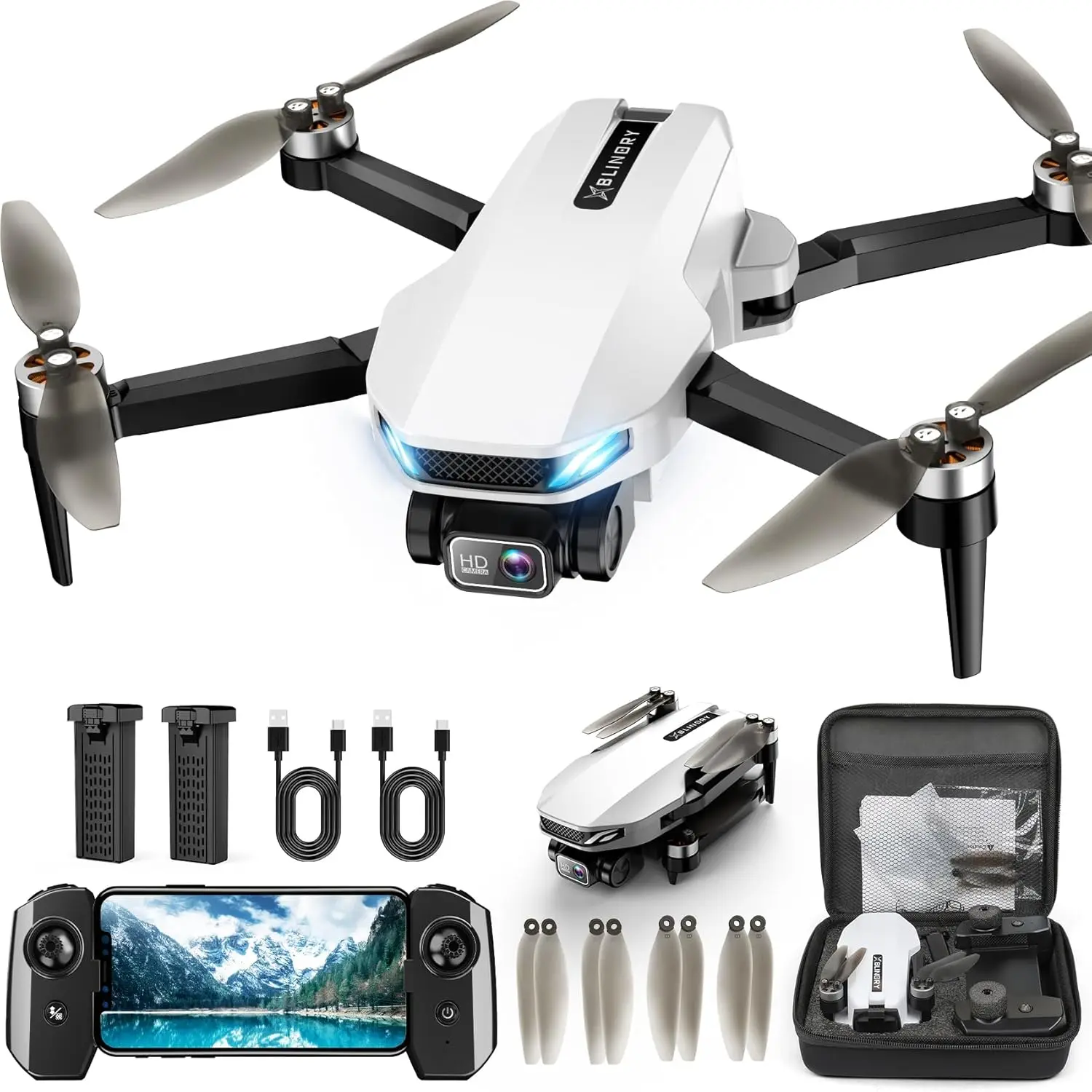 2K Hd Gps Drone Wit…
