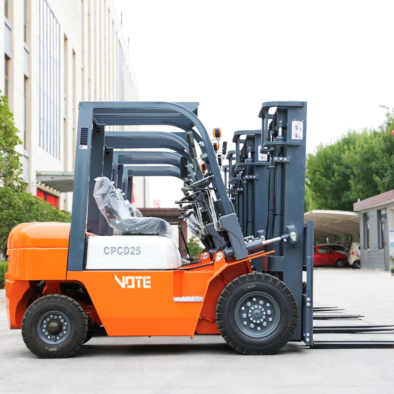 Customizable Diesel China 4 Wheel Drive off-Road Diesel Forklift Price 3.5 Ton New Terrain Forklift Outdoor Use