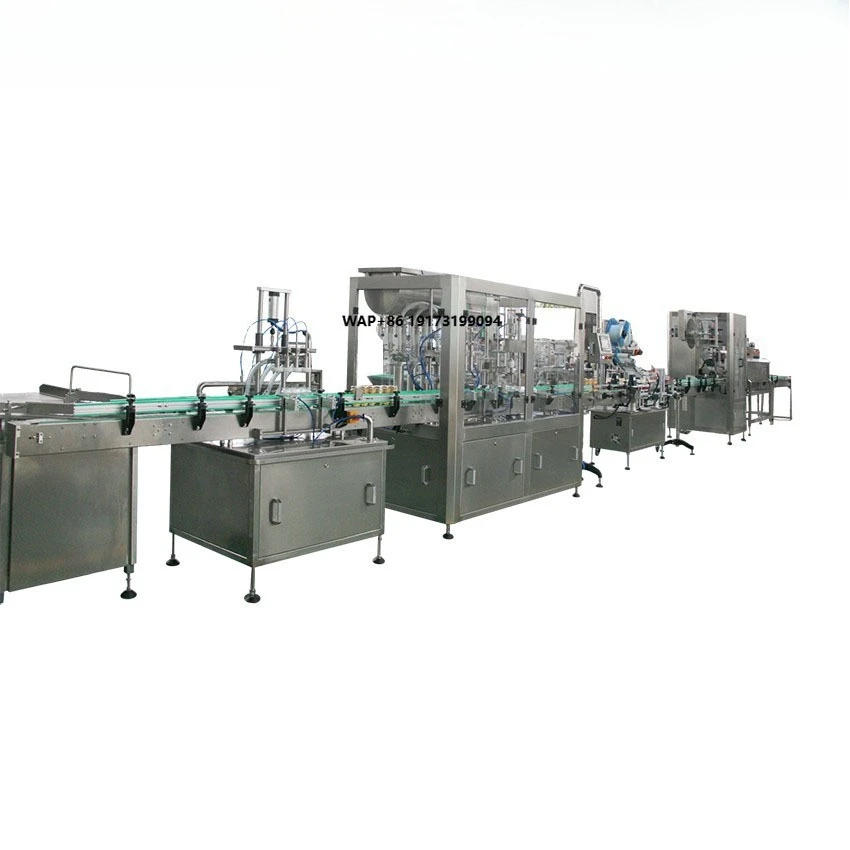 Jar Fully Automatic Glass Honey Filling Machine Automatic Peanut Butter Tomato Sauce Filling Machines Cans