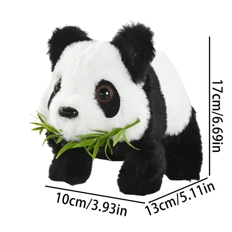 Panda de peluche, juguetes con movimientos de sonido, mascotas electrónicas, juguete de Panda, Panda bailando, juguete interactivo de peluche para niños