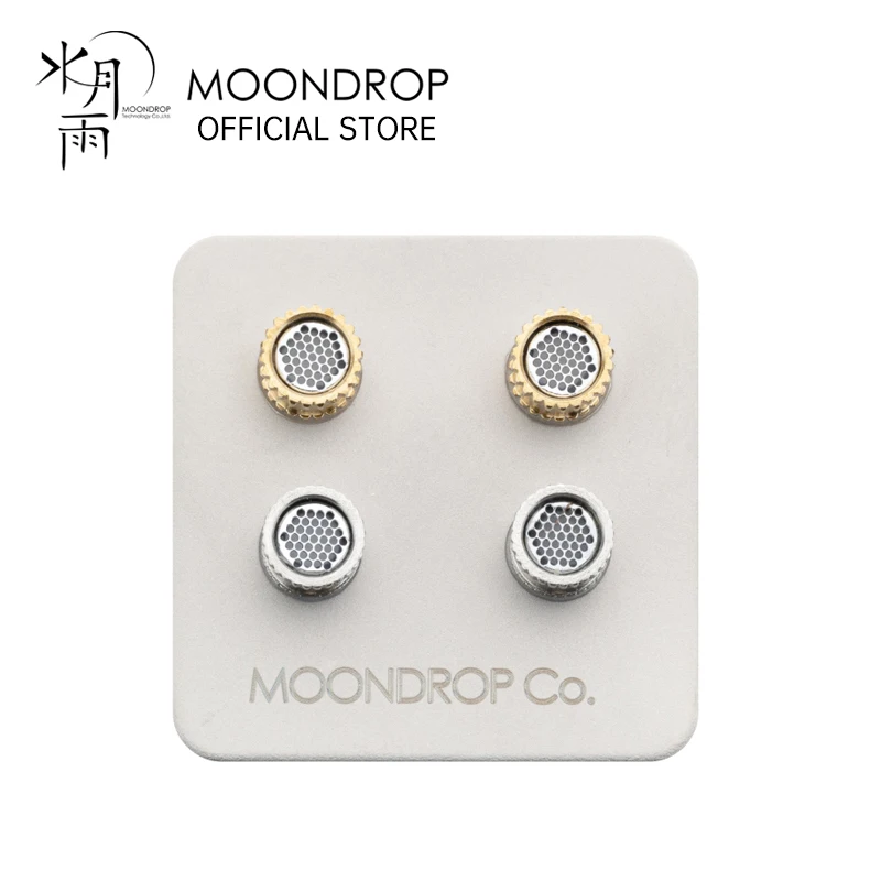 MoonDrop Kato Replaceable Acoustic Nozzle Earphone Accessories Stainless Steel & Brass