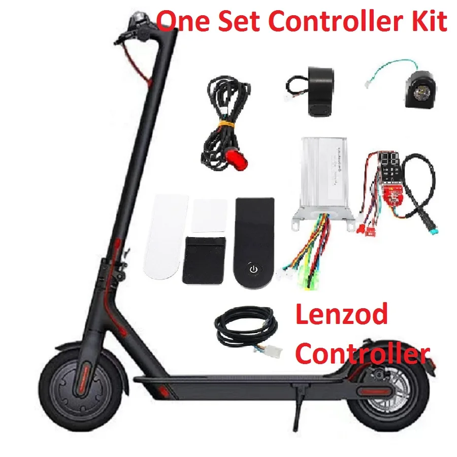 One Set LENZOD Controller Kit  For Xiaomi M365 Pro Electric Scooter  Bluetooth Dashboard 36V  Set  With LENZOD APP