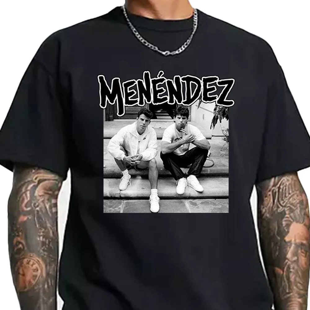 The Menendez Brothers T-shirt 2024 Movie Graphic Print Tshirts Cotton High Quality Round Neck Tee-shirt Men Clothes Ropa Hombre