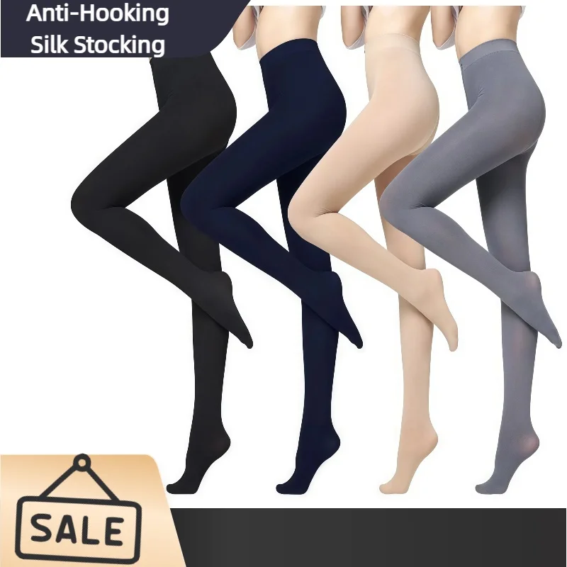 Reißfeste Strumpfhosen, sexy Damen-Strumpfhose, große Größe, superelastisch, schwarze Leggings, weiche Strümpfe, Hosen, Anti-Haken-Seide, lange Socken