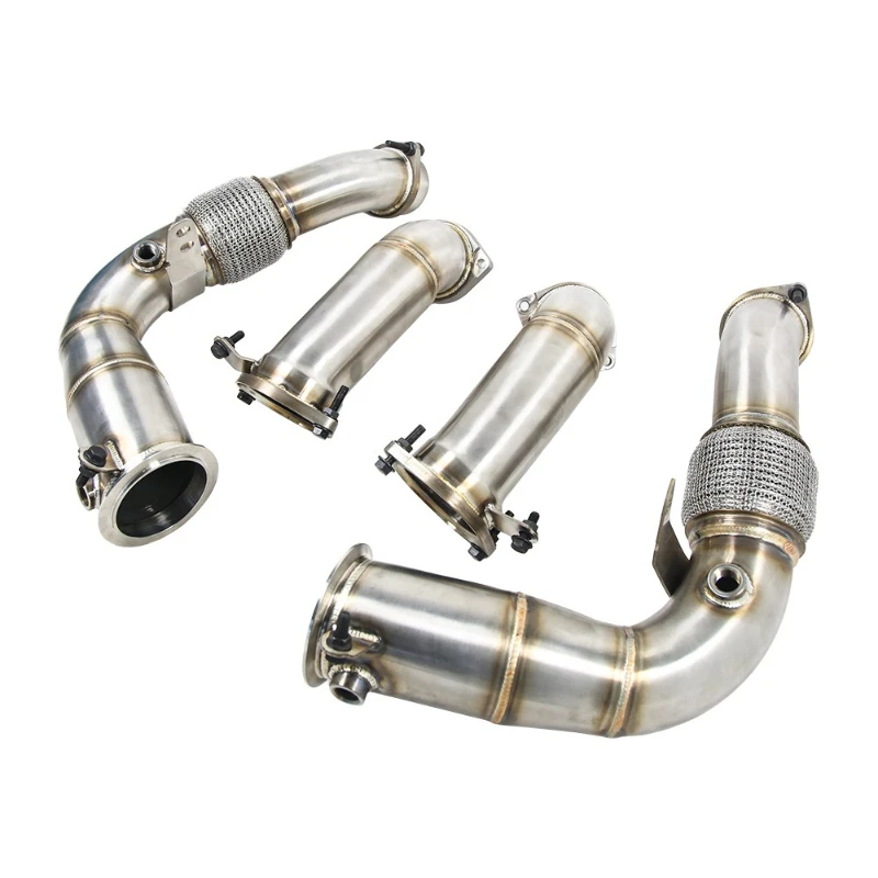 

For 2024 + BM X5M F95 X6M F96 LCI 4.4TTS68 Automotive Exhaust System Retrofit Kit