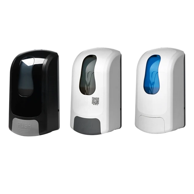 

Wall Mount Smart Touchless Sensor Automatic Manual Hand Sanitizing Liquid Foam Plastic Hotel Shampoo Dispenser